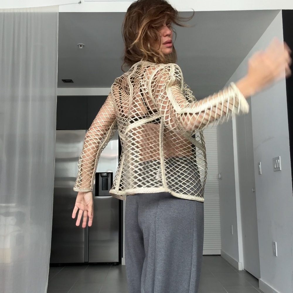 Uterque sheet golden jacket